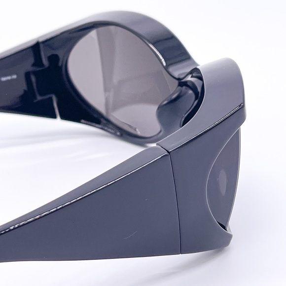 NEW BALENCIAGA BB0154S 001 UNISEX SUNGLASSES BALENCIAGA GOOGLES EYEWEAR - Picture 8 of 13